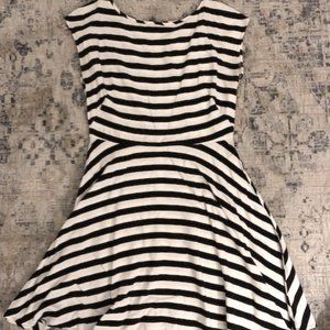 Black and White Striped Dress Women's Size 8